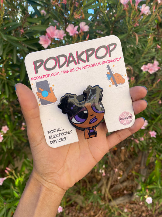 Purple powder puff PodakPop