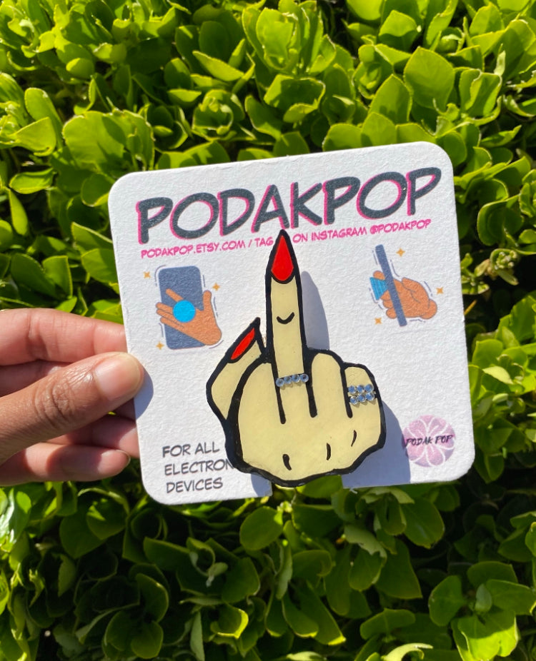 Middle finger PodakPop