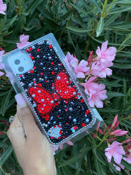 Minnie bow inspired phone case