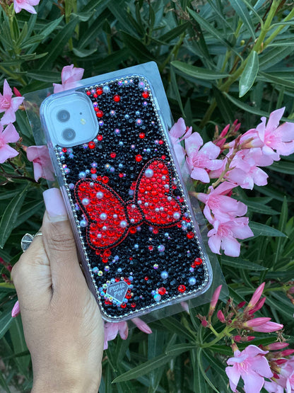 Minnie bow inspired phone case