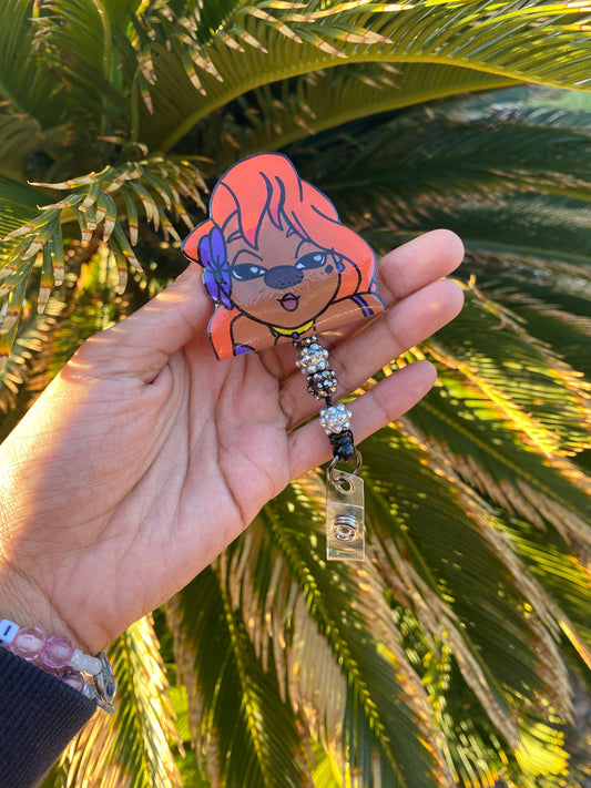 Roxanne inspired badge reel