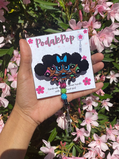 Black PPG inspired badge reel