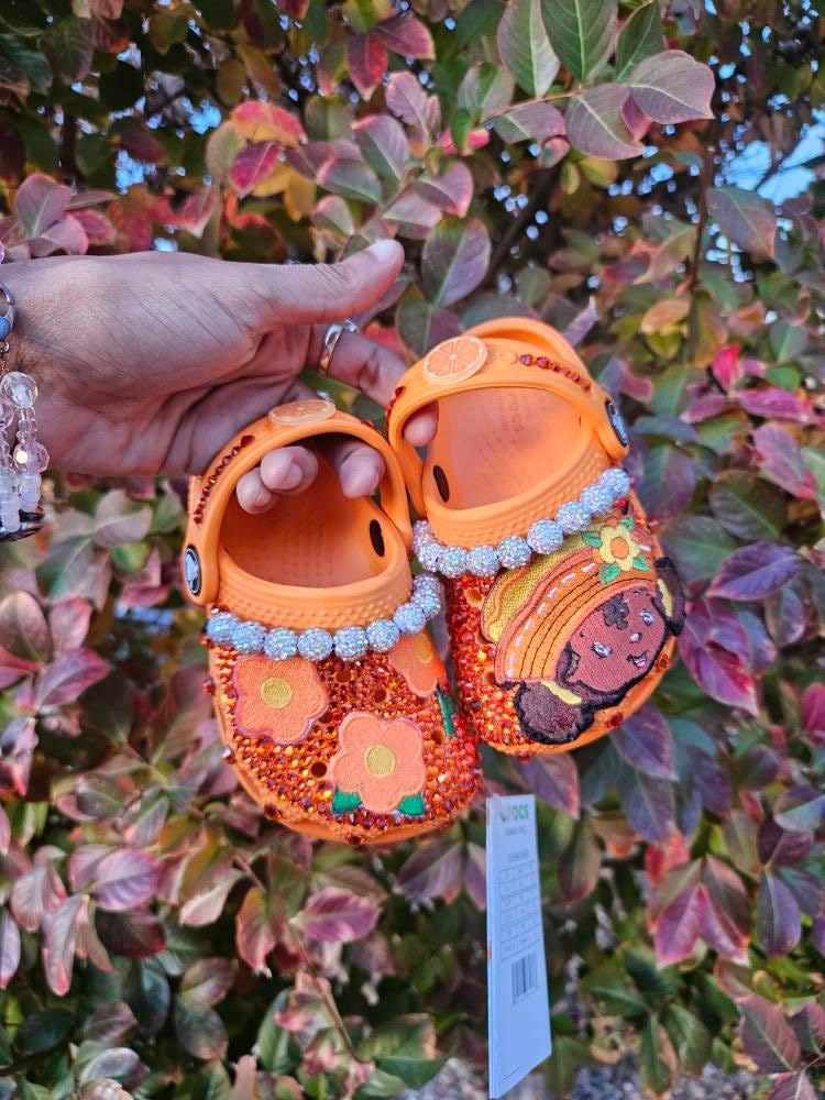 Custom baby crocs (size C)