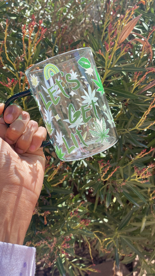 420 glass mug