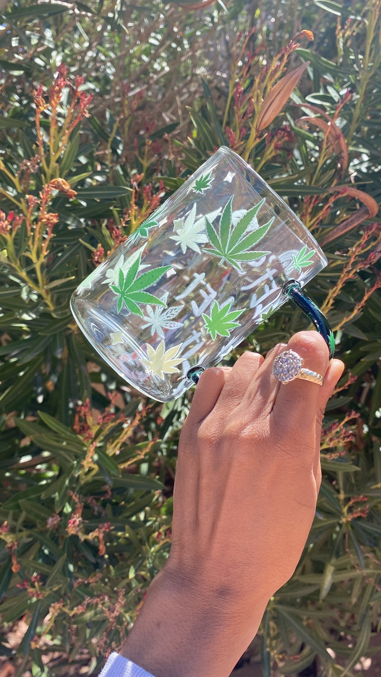 420 glass mug