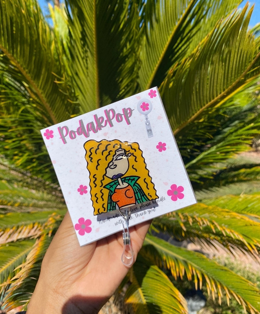 Debbie inspired badge reel